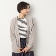 デッサン(レディース)(Dessin(Ladies))の【洗える】モール素材カーディガン ライトグレー(511)