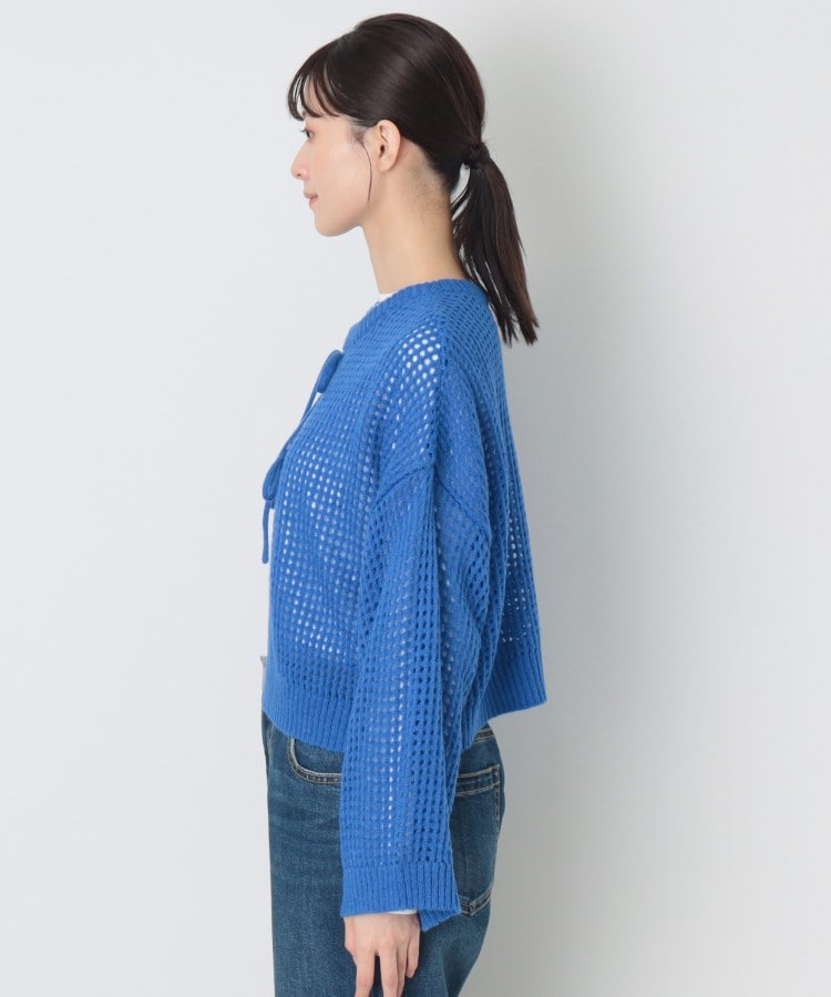 デッサン(レディース)(Dessin(Ladies))の【2WAY・洗える】リボン付きメッシュカーディガン20