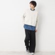 デッサン(レディース)(Dessin(Ladies))の【洗える】パール調ロゴ付きスウェット3