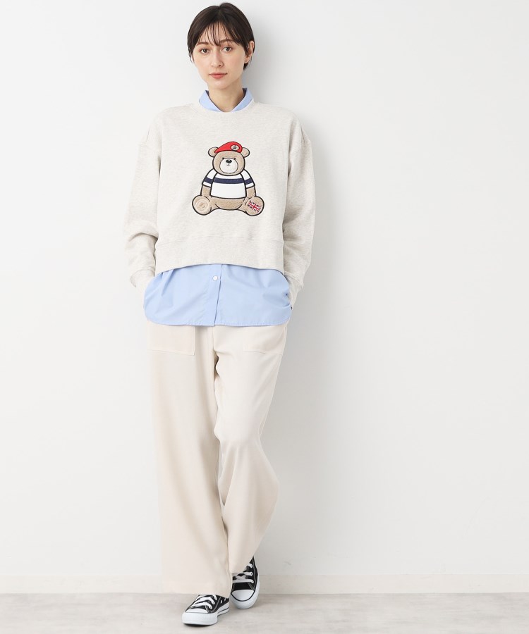 デッサン(レディース)(Dessin(Ladies))の【洗える】ベア刺繍スウェット7