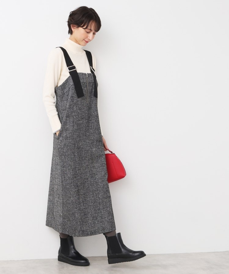 デッサン(レディース)(Dessin(Ladies))の【洗える】ツイードジャンパースカート7