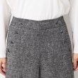 デッサン(レディース)(Dessin(Ladies))の【洗える・4サイズ展開】ツイードクロップドマリンパンツ（XS～L）16