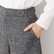 デッサン(レディース)(Dessin(Ladies))の【洗える・4サイズ展開】ツイードクロップドマリンパンツ（XS～L）17
