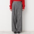 デッサン(レディース)(Dessin(Ladies))の【後ろゴム・洗える・4サイズ展開】ワンタック入りツイードワイドパンツ（XS～L）13
