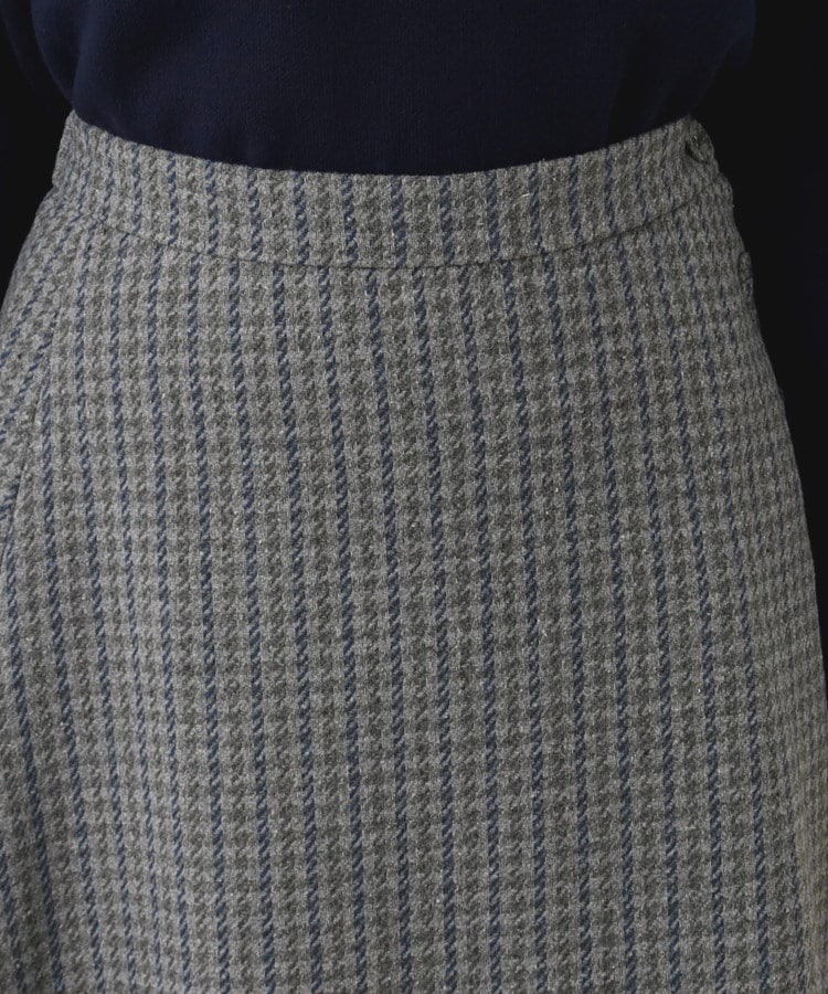 デッサン(レディース)(Dessin(Ladies))の【洗える・4サイズ展開】サイドボタン付きチェック柄フレアースカート（XS～L）20