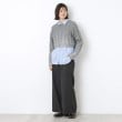 デッサン(レディース)(Dessin(Ladies))の【洗える】ショート丈箔プリントケーブルニット6
