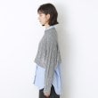 デッサン(レディース)(Dessin(Ladies))の【洗える】ショート丈箔プリントケーブルニット10