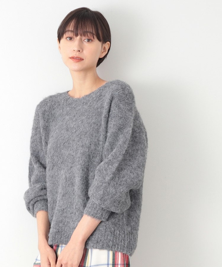 デッサン(レディース)(Dessin(Ladies))の【洗える】シャギークルーネックニット2