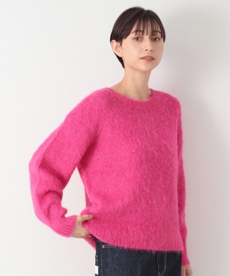 デッサン(レディース)(Dessin(Ladies))の【洗える】シャギークルーネックニット10