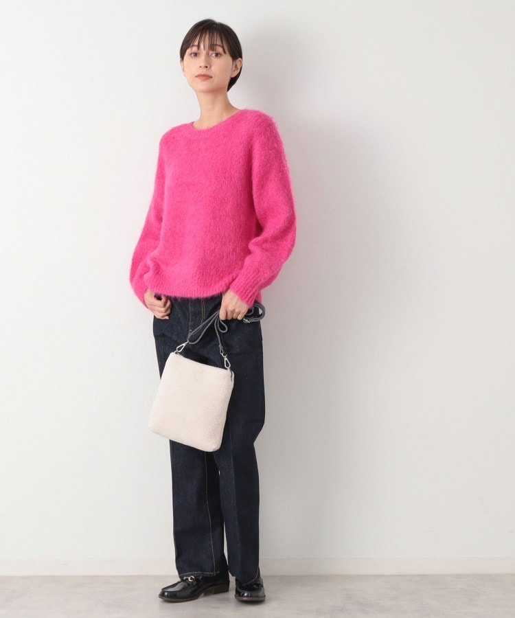 デッサン(レディース)(Dessin(Ladies))の【洗える】シャギークルーネックニット11