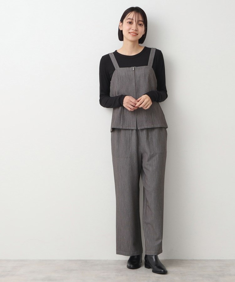 デッサン(レディース)(Dessin(Ladies))の【洗える】フロントファスナー付きビスチェ7