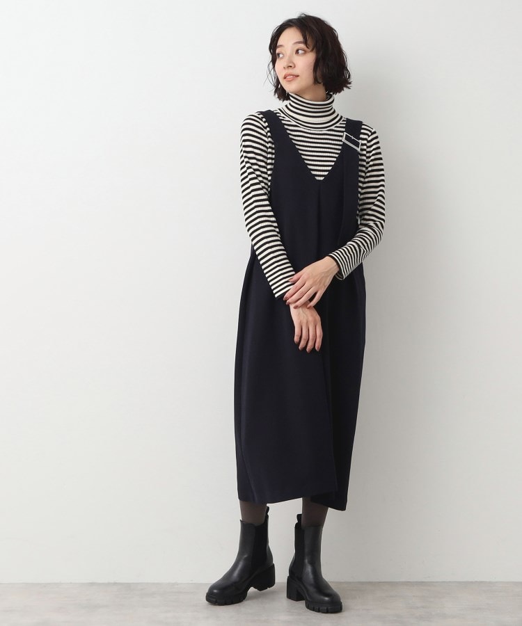 デッサン(レディース)(Dessin(Ladies))の【洗える】ベルト付きジャンパースカート2