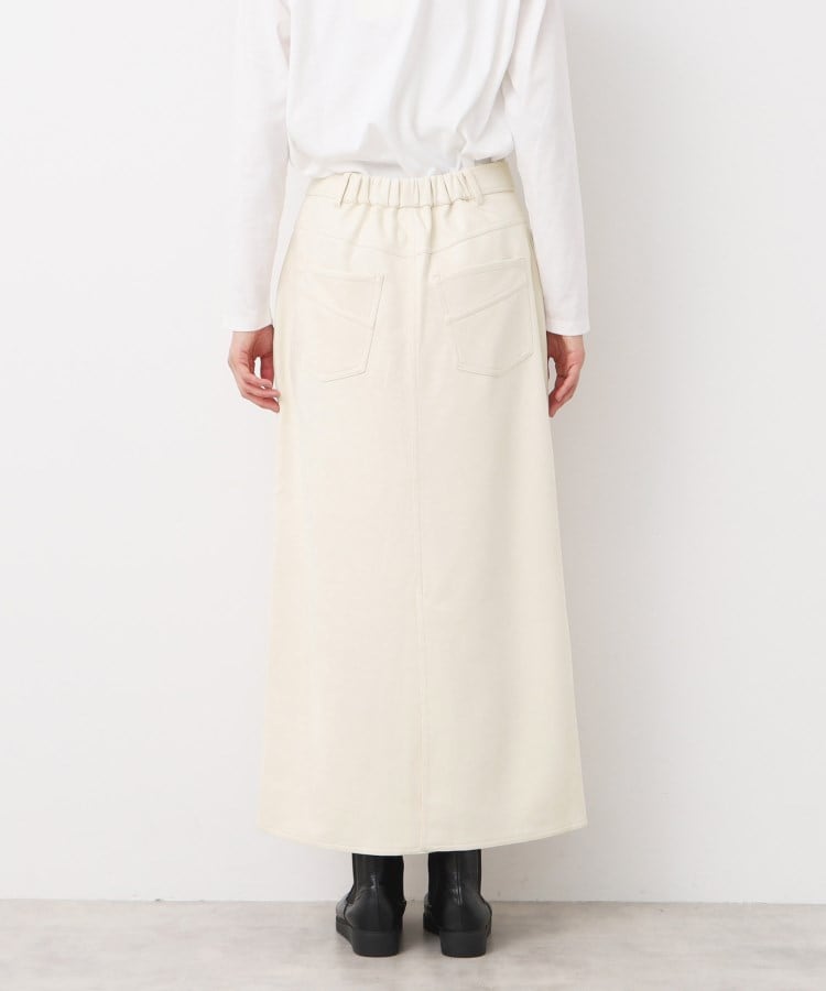 デッサン(レディース)(Dessin(Ladies))の【洗える】レザー調Aラインスカート12