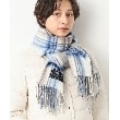 デッサン(レディース)(Dessin(Ladies))のバイカラーチェックストール トープ(555)