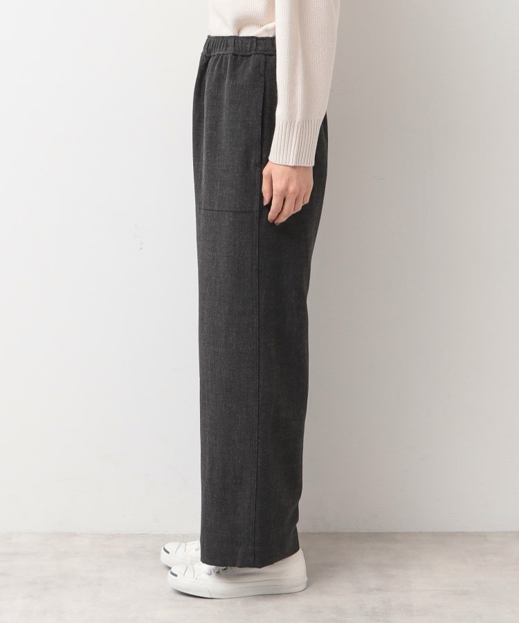 デッサン(レディース)(Dessin(Ladies))の【ウエストゴム・裏付き・洗える】アウトポケット付きパンツ（XS～L）15