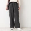 デッサン(レディース)(Dessin(Ladies))の【ウエストゴム・裏付き・洗える】アウトポケット付きパンツ（XS～L） チャコールグレー(014)