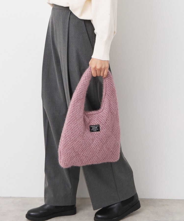 デッサン(レディース)(Dessin(Ladies))のラメニットトート3