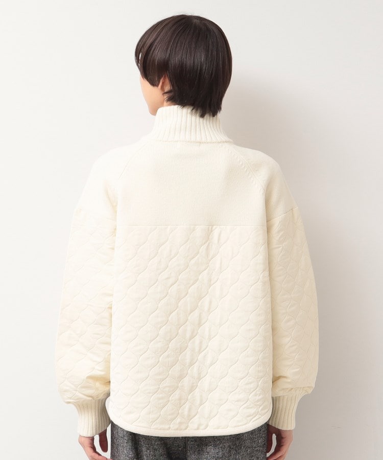 デッサン(レディース)(Dessin(Ladies))の【洗える】キルト付きジップアップカーディガン15