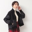 デッサン(レディース)(Dessin(Ladies))の【洗える】キルト付きジップアップカーディガン1