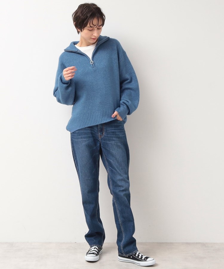 デッサン(レディース)(Dessin(Ladies))の【洗える】ハーフジップニット11