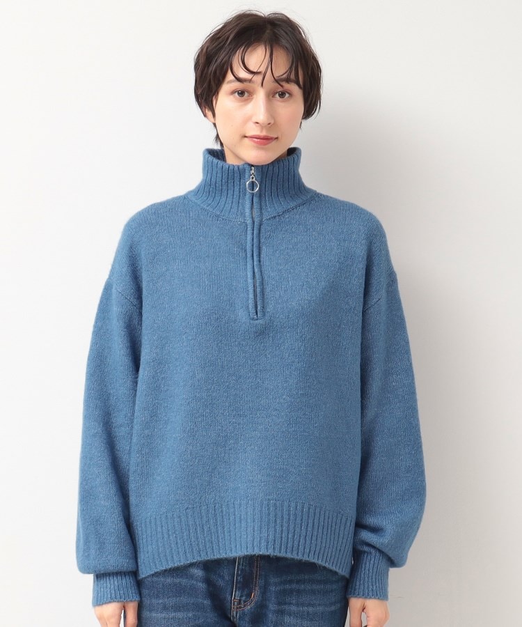 デッサン(レディース)(Dessin(Ladies))の【洗える】ハーフジップニット13