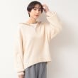 デッサン(レディース)(Dessin(Ladies))の【洗える】ハーフジップニット アイボリー(004)
