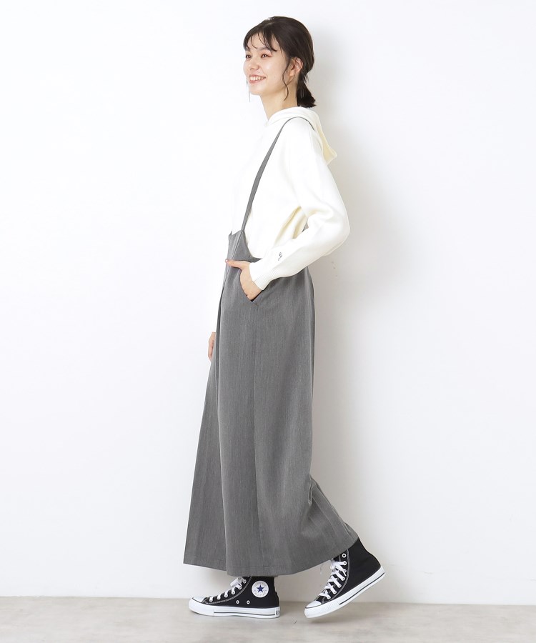 デッサン(レディース)(Dessin(Ladies))の【洗える】サロペット風ワイドパンツ2