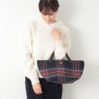 デッサン(レディース)(Dessin(Ladies))のチェックボートトート3