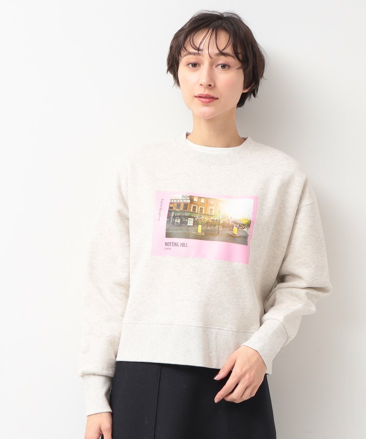 デッサン(レディース)(Dessin(Ladies))の【洗える】フォントプリントスウェット9