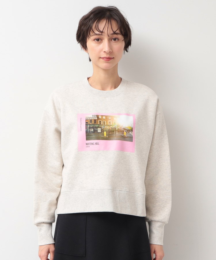 デッサン(レディース)(Dessin(Ladies))の【洗える】フォントプリントスウェット13