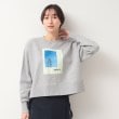 デッサン(レディース)(Dessin(Ladies))の【洗える】フォントプリントスウェット1