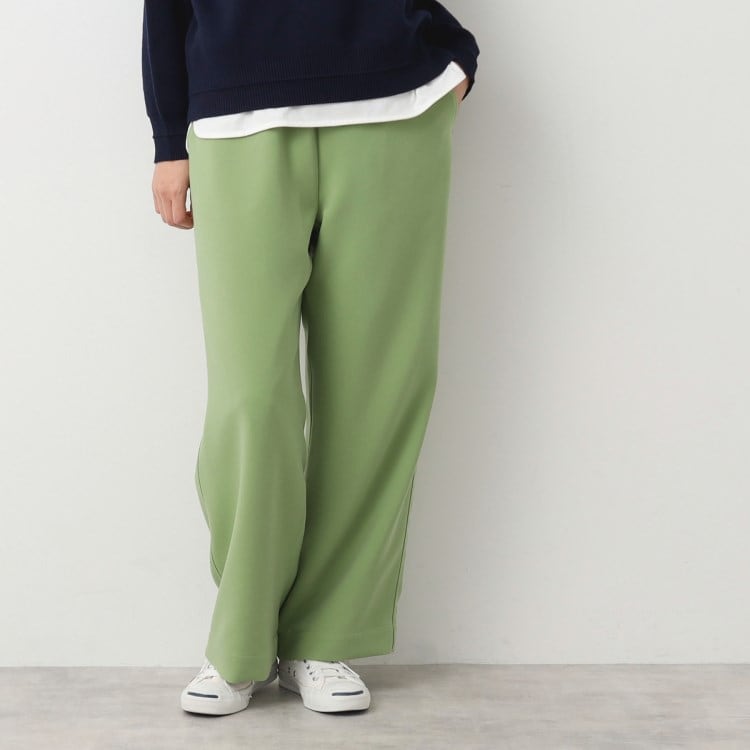 デッサン(レディース)(Dessin(Ladies))の【ウエストゴム・洗える】ドロスト付きパンツ（XS～L） フルレングスパンツ