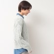 デッサン(レディース)(Dessin(Ladies))の【洗える】スパンコールケーブルラメニット5