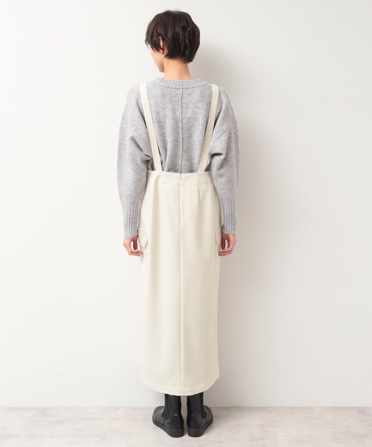 デッサン(レディース)(Dessin(Ladies))の【洗える・2WAY】サスペンダー付きフラップポケットスカート（XS～L）15