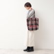 デッサン(レディース)(Dessin(Ladies))の【軽量・2WAY・A4サイズ可】刺繍チェックトート6