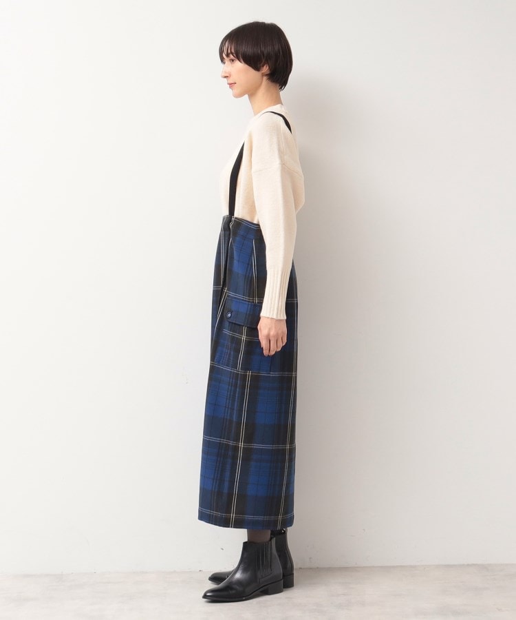 デッサン(レディース)(Dessin(Ladies))の【洗える・2WAY】サスペンダー付きフラップポケットスカート（XS～L）14