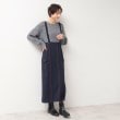 デッサン(レディース)(Dessin(Ladies))の【洗える・2WAY】サスペンダー付きフラップポケットスカート（XS～L）6