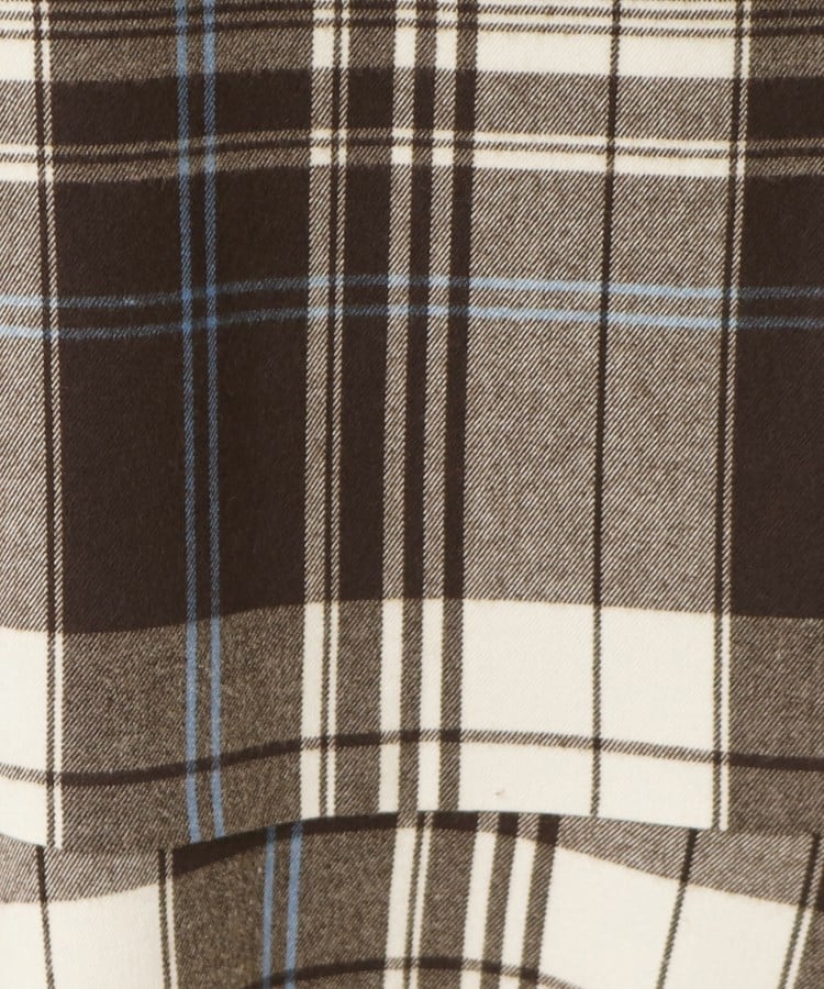 デッサン(レディース)(Dessin(Ladies))の【後ろゴム・洗える】起毛チェック柄切り替えフレアスカート（XS～L）14