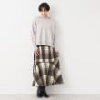 デッサン(レディース)(Dessin(Ladies))の【後ろゴム・洗える】起毛チェック柄切り替えフレアスカート（XS～L）12