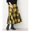 デッサン(レディース)(Dessin(Ladies))の【後ろゴム・洗える】起毛チェック柄切り替えフレアスカート（XS～L）6