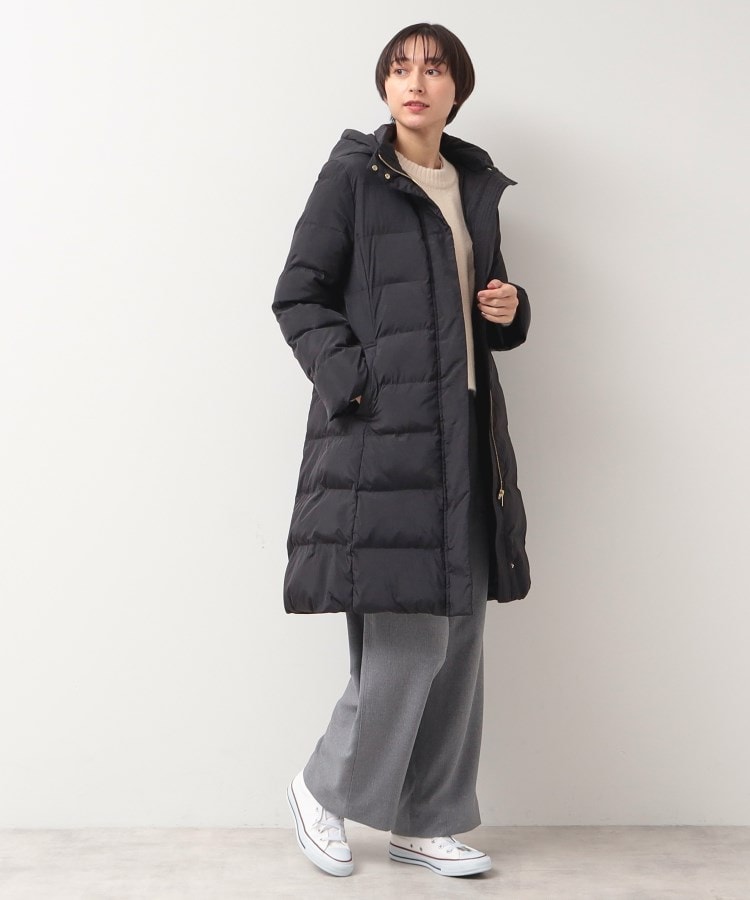 デッサン(レディース)(Dessin(Ladies))の【2WAY】中綿ミドル丈コート3