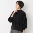 デッサン(レディース)(Dessin(Ladies))の【洗える】ハイネックラメフェザーニット（XS～L）6