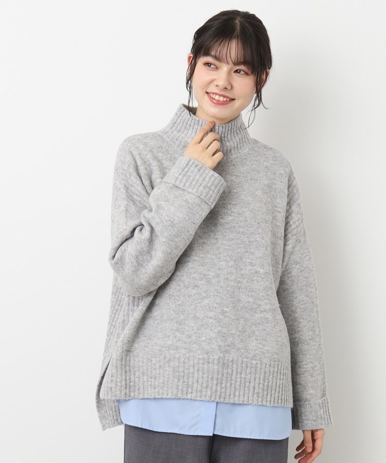 洗える】フェアリーハイネックニット(XS~L)(ニット/セーター 洗える】フェアリーハイネックニット(XS~L)(ニット/セーター