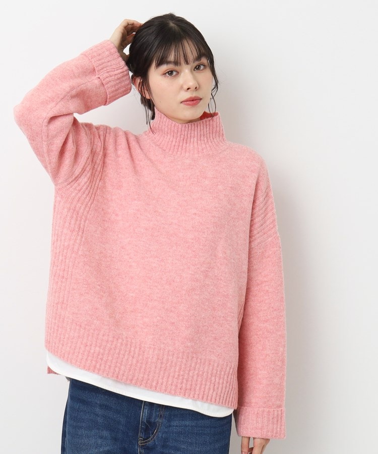 洗える】フェアリーハイネックニット(XS~L)(ニット/セーター 洗える】フェアリーハイネックニット(XS~L)(ニット/セーター