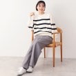 デッサン(レディース)(Dessin(Ladies))の【洗える】クルーネックボーダープルオーバー（XS～L）10