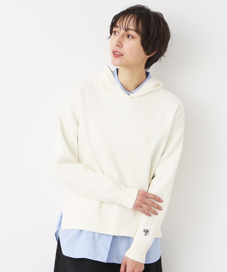 デッサン(レディース)(Dessin(Ladies))の【洗える・4サイズ展開】ちょうどいいパーカ（クロップド丈）1