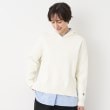 デッサン(レディース)(Dessin(Ladies))の【洗える・4サイズ展開】ちょうどいいパーカ（クロップド丈） アイボリー(004)