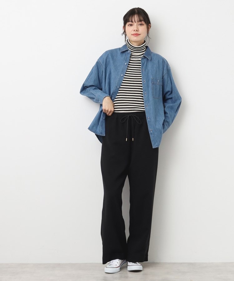 デッサン(レディース)(Dessin(Ladies))の【ウエストゴム・洗える】ドロスト付きパンツ（XS～L）7