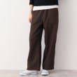 デッサン(レディース)(Dessin(Ladies))の【ウエストゴム・裏付き・洗える】アウトポケット付きパンツ（XS～L） ブラウン(044)
