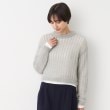 デッサン(レディース)(Dessin(Ladies))の【洗える】ショート丈メッシュラメニット（S～L）6